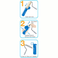 6 Pack of Roller Keepers for Professional Painters - Obvious Solutions