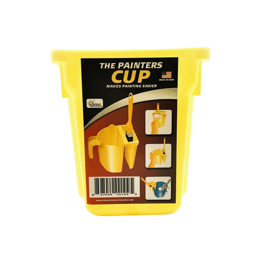 The Painters Cup - With a Brush Holder (Upgrade from cups with Magnets) - Obvious Solutions