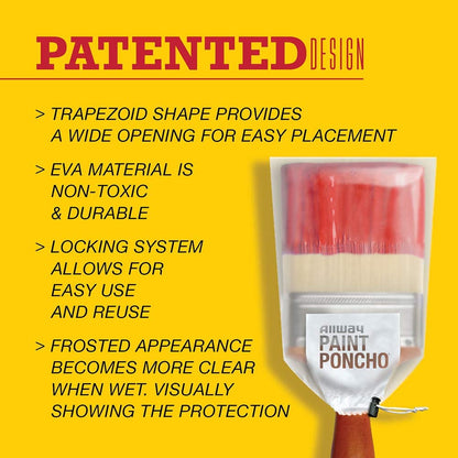 Paint Poncho Wet Brush Protectors - 5 Pack - Obvious Solutions