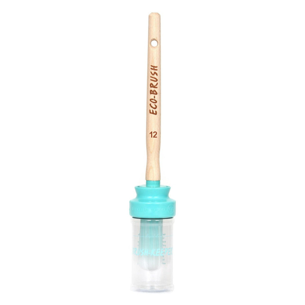 Brush Keeper and Eco Brush #12 Eco-brush is effective for cutting in trim and detail work